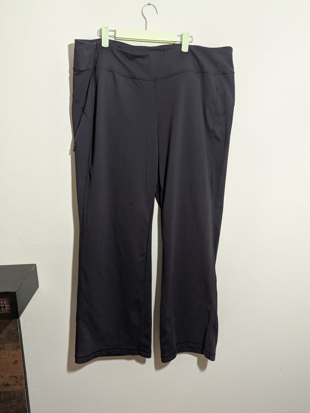 Duluth Womens 2X x 31 Plus NoGA Classic Bootcut Black Pull-On High Waist Pants